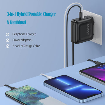 Power bank with AC outlet 3 in 1 -15000mAH ENEGON